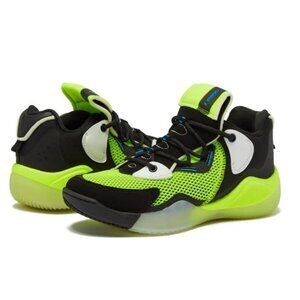 And1 Override Kids Attack Basketball Shoes Neon Green and Black Size 5.5